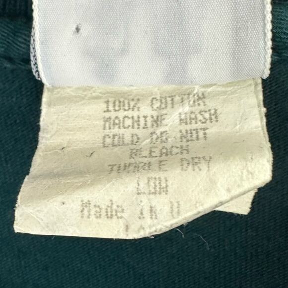 Vintage Weavers Green Long Sleeve Tee Men’s Size XL - Picture 3 of 5